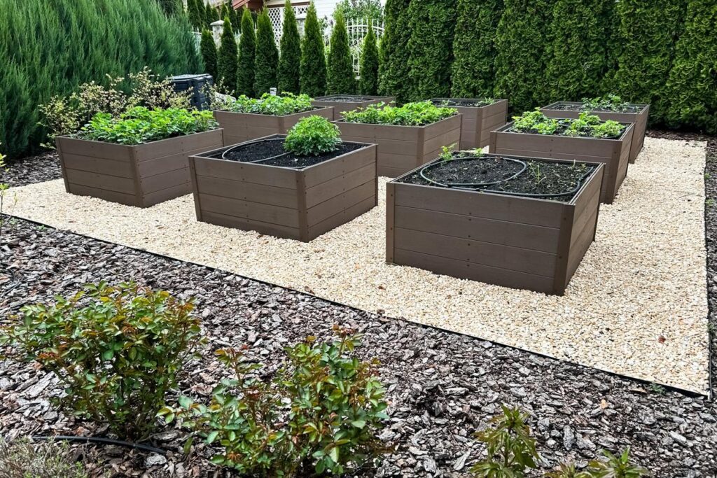 Raised garden beds